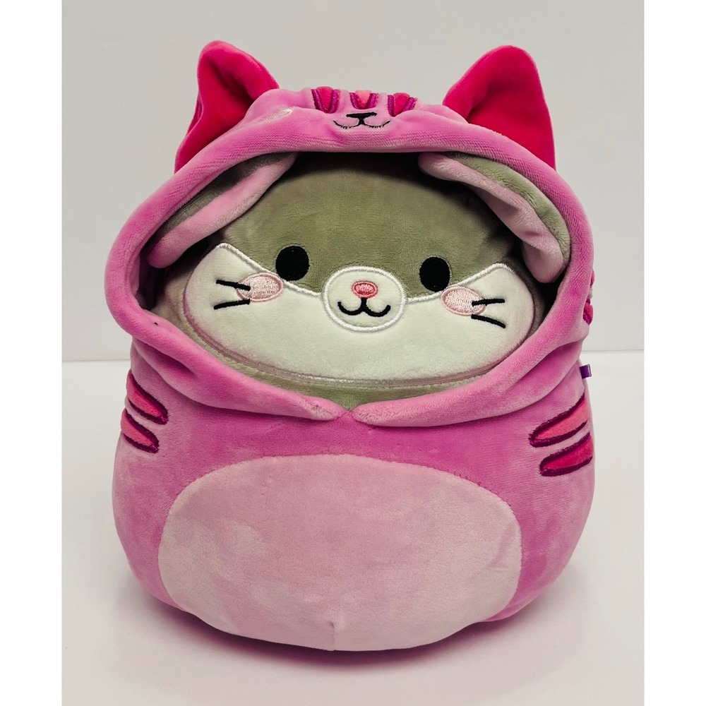 Squishmallows Fidalna Mouse in Pink Cat Costume 8" Plush 2021 Claire's Exclusive